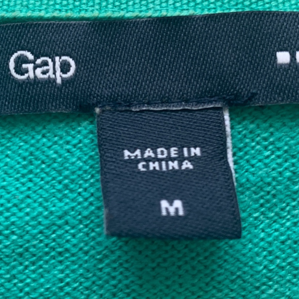 Gap Turquoise Long Sleeved Button Up Cardigan- M - Picture 3 of 10